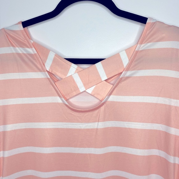 Pink & White Stripe Dress - Picture 6 of 7